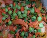 A picture of step 2 of Oats khichdi.