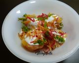 A picture of step 8 of Falahari Limbuwada Chaat.