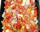 Tepsis sertéskaraj burgonyával recept fázis 2 fotója