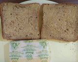 A picture of step 1 of Grilled Cheese sandwich.