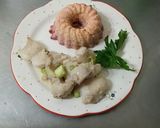 Foto del paso 11 de la receta: Pez ángel con salsa de puerros y flan de remolachas
