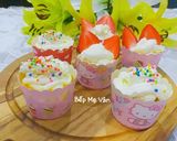 Hình bước làm 7 của món Bánh bông lan cupcake kem tươi