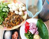 Foto langkah ke 1 dari resep Tumis Kerang Timun Telur Puyuh.