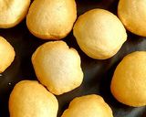 A picture of step 1 of Dahi Puri.