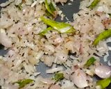 A picture of step 7 of Fish Pollichathu.