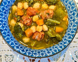 Foto del paso 1 de la receta: Potaje de grelos con chistorra