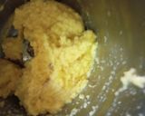 A picture of step 3 of Kachori with aloo sabji.