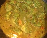 A picture of step 6 of Dhaniya Chicken.