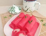 Foto langkah ke 6 dari resep Dadar Gulung Merah Putih ❤️🤍.