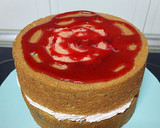 Foto del paso 4 de la receta: Tarta vegana con bizcocho de vainilla