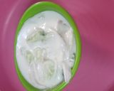 A picture of step 3 of Cucumber Raita.