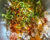 A picture of step 2 of Mooli Pakode.