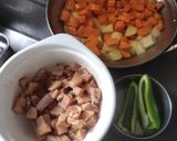A picture of step 1 of Chicken Stew.