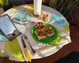 Foto del paso 5 de la receta Desayuno con pan de sésamo e ingredientes saludables