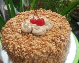 Foto langkah ke 9 dari resep Mocca Nougat Bday Cake.