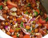 A picture of step 4 of Red Chana Masala Stew.