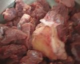 A picture of step 1 of Beef biryani.