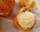 Pas rețetă Eclere și choux a la creme cu cremă de vanilie 4 fotografie