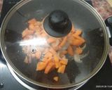 A picture of step 2 of Carrot Kurma.