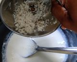 A picture of step 3 of Chikoo kheer.