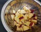 A picture of step 2 of Apple  Chatpata  mix veg  salad.