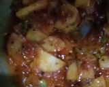A picture of step 2 of Shimla aloo.