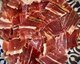 Foto del paso 5 de la receta: Quesadillas de jamón ibérico, tinga de pollo y setas con pico de gallo