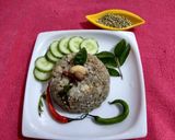 A picture of step 5 of Buckwheat Kuttu ki giri ki upma.