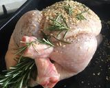 A picture of step 1 of Super Tasty Rosemary and Garlic Roast Chicken.