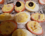 A picture of step 4 of Deviled Eggs on Easter.