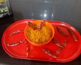 A picture of step 6 of Dry garlic red chutney.