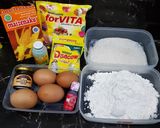 Foto langkah ke 1 dari resep Cake pelangi.