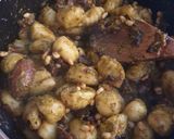 A picture of step 8 of Gnochi with Mushrooms and Pine Nuts.