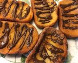 Foto del paso 5 de la receta Torrijas con naranja y chocolate 🍊 🍫