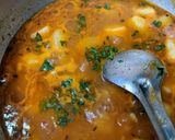 A picture of step 7 of Aloo rasedar.