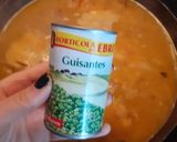 Foto del paso 7 de la receta Merluza en salsa con espárragos y guisantes 🐟