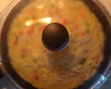 Foto del paso 8 de la receta: Tortilla de huevo, vegetales y pasta