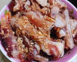 Hình bước làm 1 của món Bún trộn thịt nướng