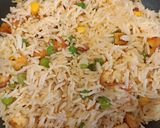 A picture of step 7 of Paneer Corn Tawa Pulao.