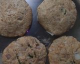 A picture of step 3 of Oats tikki chaat.