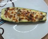 Töltött cukkinicsónak recept fázis 5 fotója