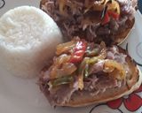 Foto del paso 6 de la receta: Tostadas con cerdo y arroz 😋😋😃