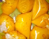A picture of step 4 of Moimoi with meat balls and cabbage ʂąųƈɛ😋😋.