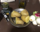 Foto del paso 1 de la receta: Ensalada de patatas con sabor a mar