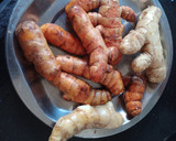 આથેલી હળદર (Pickle Raw Turmeric Recipe in Gujarati) રેસીપી સ્ટેપ1ફોટો