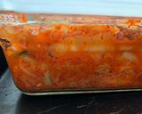 A picture of step 10 of Feasting at Home's kimchi recipe!.