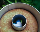Foto langkah ke 8 dari resep Bolu Pisang Pandan 2 telur.