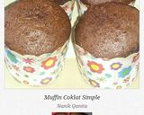 Foto langkah ke 6 dari resep Muffin Coklat Simple.