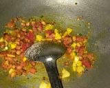 A picture of step 2 of Bread Poha - Upma.