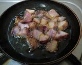 A picture of step 2 of Purple Yam, Paneer & Green Peas Chat.